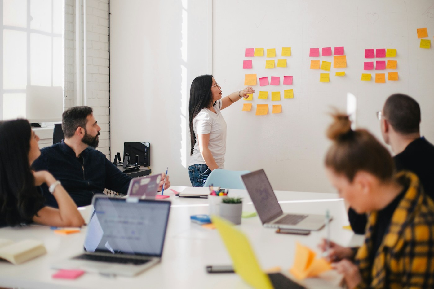 Team working through a campaign